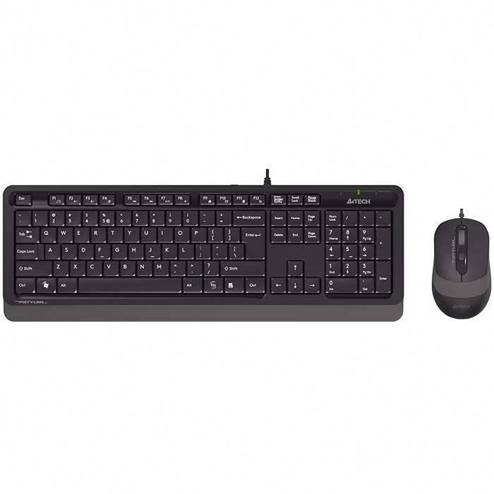 موس و کیبورد باسیم ای فورتک مدل A4Tech F1010 (Grey)