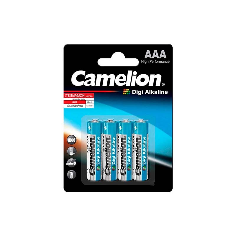 باتری (1+3) نیم قلمی دیجی آلکالاین کملیون مدل Camelion Digi Alkaline 1.5V AAA