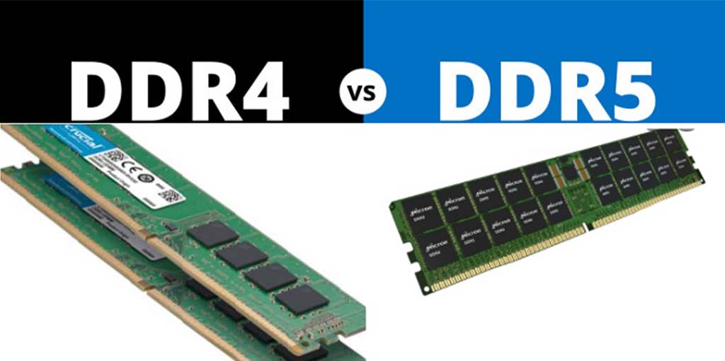 بررسی تفاوت رم DDR4 و DDR5