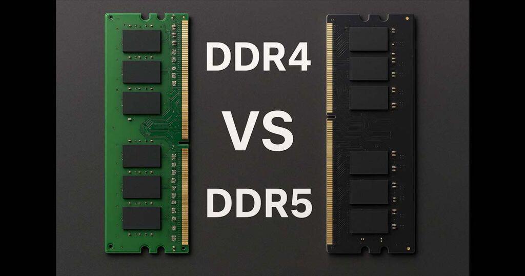 بررسی تفاوت رم DDR4 و DDR5