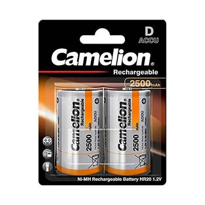 باتری بزرگ Camelion Ni-MH Rechargeable NH-D2500BP2