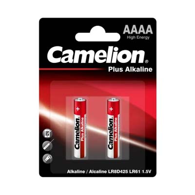 باتری دوتایی پلاس آلکالاین کملیون 1.5V AAAA