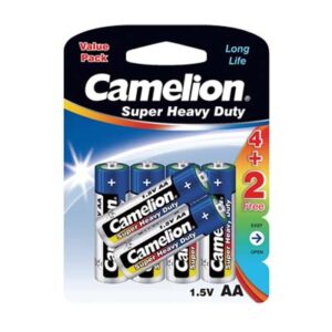 باتری قلمی 2+4 کملیون Super Heavy Duty