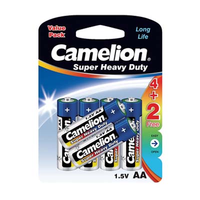 باتری قلمی 2+4 کملیون Super Heavy Duty