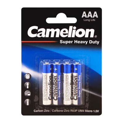 باتری نیم قلمی Super Heavy Duty R03P