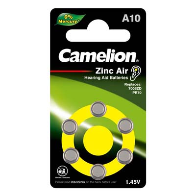 باتری سمعک Zinc Air A10